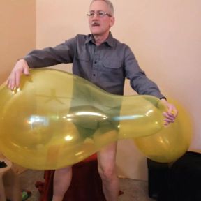 99) Qualatex 24 Balloon Jerk with Tuf-Tex 24 Cameo