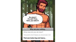 Your favorite lumberjack with massive huge cock.