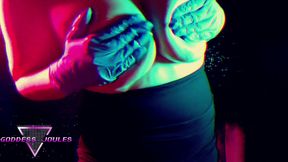 Surgical Mask and Glove Cock Tease
