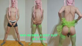 Man Becomes a Sissy Slut in a tutu