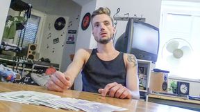 Shredded Bottom Eats Ass, Gets Fucked Hard – Debt Dandy