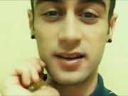 Chewing and swallowing gummy bears family - vore fetish