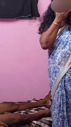 I was watching porn video on phone in bed room and holding penis in hand Tamil aunty Bavana came in shocked I pulled&hellip;   Clip 1