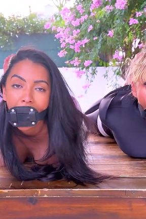 Courtney, Renee &amp; Emma Captured Caught, Tied &amp; Exposed (hd)