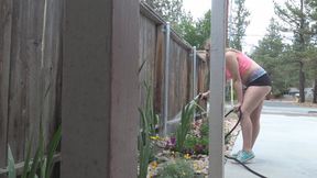 Outdoor chores with Kendra