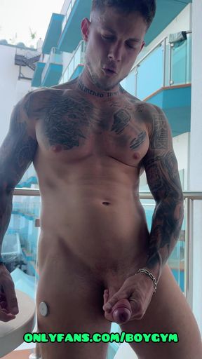BIG COCK PRECUM after gay sex🫦