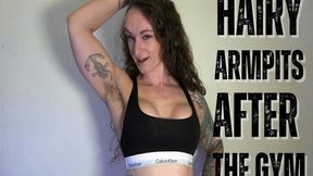Fitness Girl’s Hairy Armpits After the Gym 480p