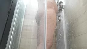 In the Shower with the Boner