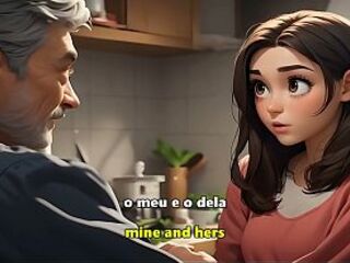 My Stepdaughter's Trans Ally - English subtitles - AI Generated