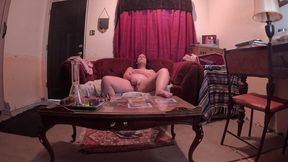 Masturbating with my app controlled vibrator