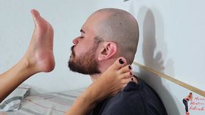 Foot worship milf, part 4, by Melissa Ramos and Slave, FULL HD