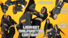 HD Ziva Fey Vs Lana Bot Malfunction Cuntbust