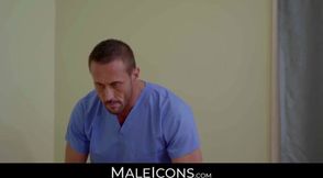 MaleIcons.com - Tight doctor Landon's breeding session with gorgeous Brandon's big co
