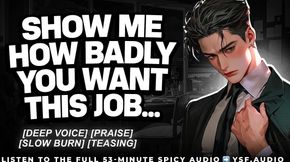 DOMINANT CEO PINS YOU DOWN AND TAKES YOU FOR HIMSELF