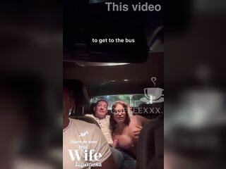 Nasty wife gives her butt to Uber