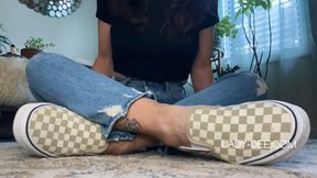 Sweaty Barefoot Vans Removal JOI