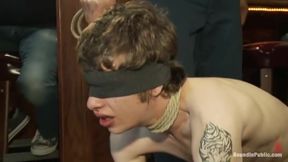 Xavier Cole, Spencer Reed And Branden Forrest - Gay Orgy In Bar By A Group Of Guys