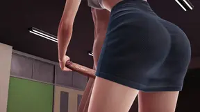 Japanese teacher Reina gives handjobs & sloppy blowjobs with swallowing moans