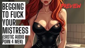 Begging to fuck your Mistress (Full Fetish Audio on my site ASMR HFO JOI Erotic Audio 4 Men)