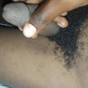 Home handjob in the night