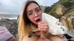 TWO GIRLS 18 Y.O Love to take a DICK on Vacation on the Beach