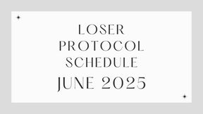 The Loser Protocol Calendar June – Loser Lifestyle 2025 Challenge with Countess Wednesday - Sexual Rejection, Mind Fuck, Reprogramming, Verbal Humiliation, Real Loser Living MP4 1080p