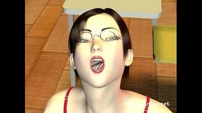 Busty Hentai Slut Swallows Hot Cum In Hardcore Anime Action