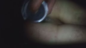 Deep Anal Play with Clear Dildo and Plug - Wet ASMR