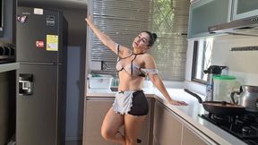 Horny maid