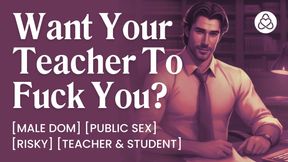 ASMR Male Voice: Strict Teacher Fucks His Naughty Student – ASMR Audio Porn