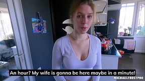 The useless cleaner pays for the fuck-up with her pussy!