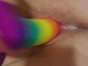 Fucking My Creamy Pussy Up Close