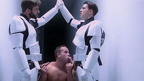 Two Star Wars Stormtroopers Fucked A Lusty Super Gay