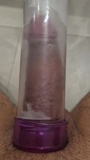 Masturbating big cock