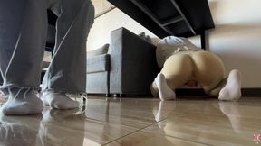 Sneaking Away from My Stepmom and Creating a Surprise Under Her Feet - Featuring Carolina Jackson
