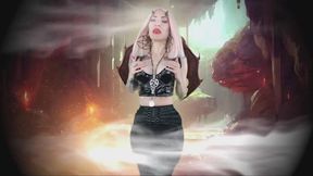 The Halloweenish 6-6-6 breath play JOI game for Funny cigarette smokers - JOI , BLASPHEMY