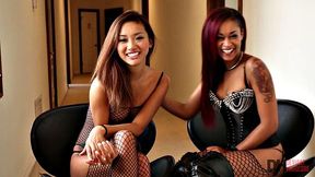 Sexy tattooed Skin Diamond dominates Alina Li