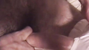 Big cock jock jerking off solo after fucking fetish sex doll
