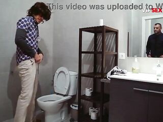 Homosexual Coarse Doggy Anal... This chab Pulls His Panties Down and Gets Bent Over the Sink for a Hard Banging