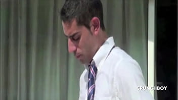 sex outdoor with 2 workers in uniform