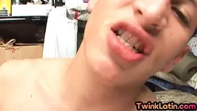 Amateur Latin twinks enjoy bareback anal till cumshot