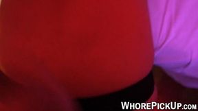 Hooker performs oral&#x1F61C; then gets pounded from behind roughly