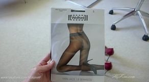 Connoisseur for Pantyhose: Wolford Fatal Lace 15 sheer black