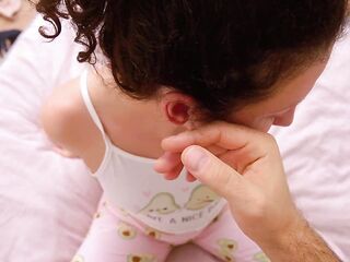 Shy Stepdaughter Getting Bred Deeply in Missionary