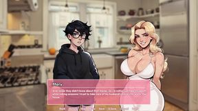 Gooncuck #7 - a Cucky Ai Porn Game - Footjob From a Therapist