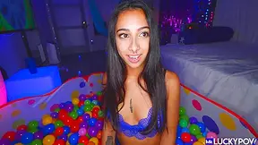 Bubble Butt Brunette Bounces Her Beautiful Ass With Kiarra Kai