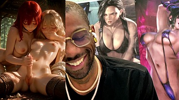 Anime Girl Jerking Off A Transgender With A Tight Bald Pussy Until She Cums Hard, AI Generated