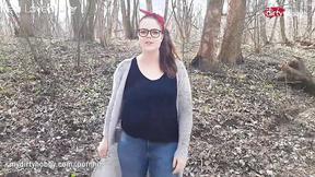 ”Lea Loves Getting Wood In The Woods”