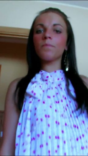 Larry's Anal Negotiation with Petite French Brunette Jordanne Kali   Clip 1