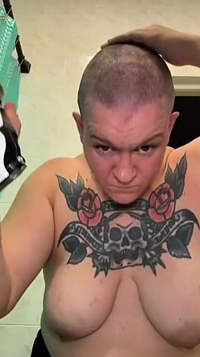 Shaving My Head Topless